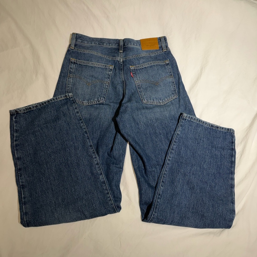 Women’s Blue Denim Jeans - Baggy Dad